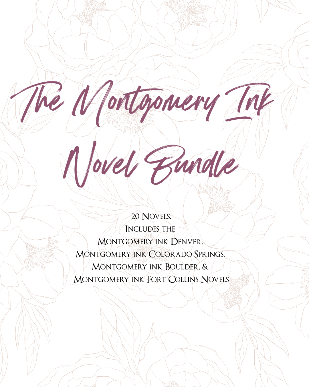 The Complete Montgomery Ink Series eBook BUNDLE (NOVELS ONLY)