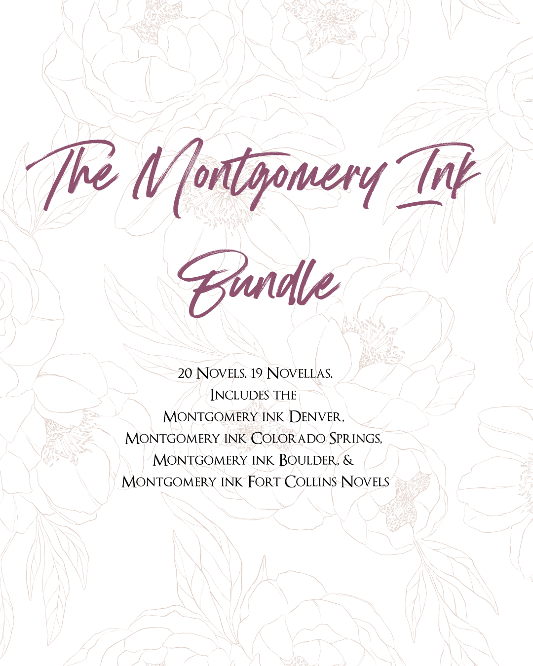 The Complete Montgomery Ink Series eBook BUNDLE