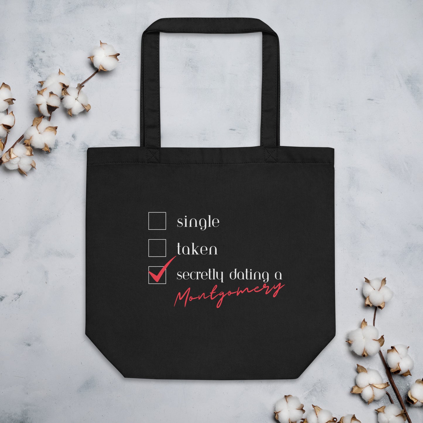 *LIMITED EDITION* Checklist with a Montgomery DUAL SIDED Tote Bag