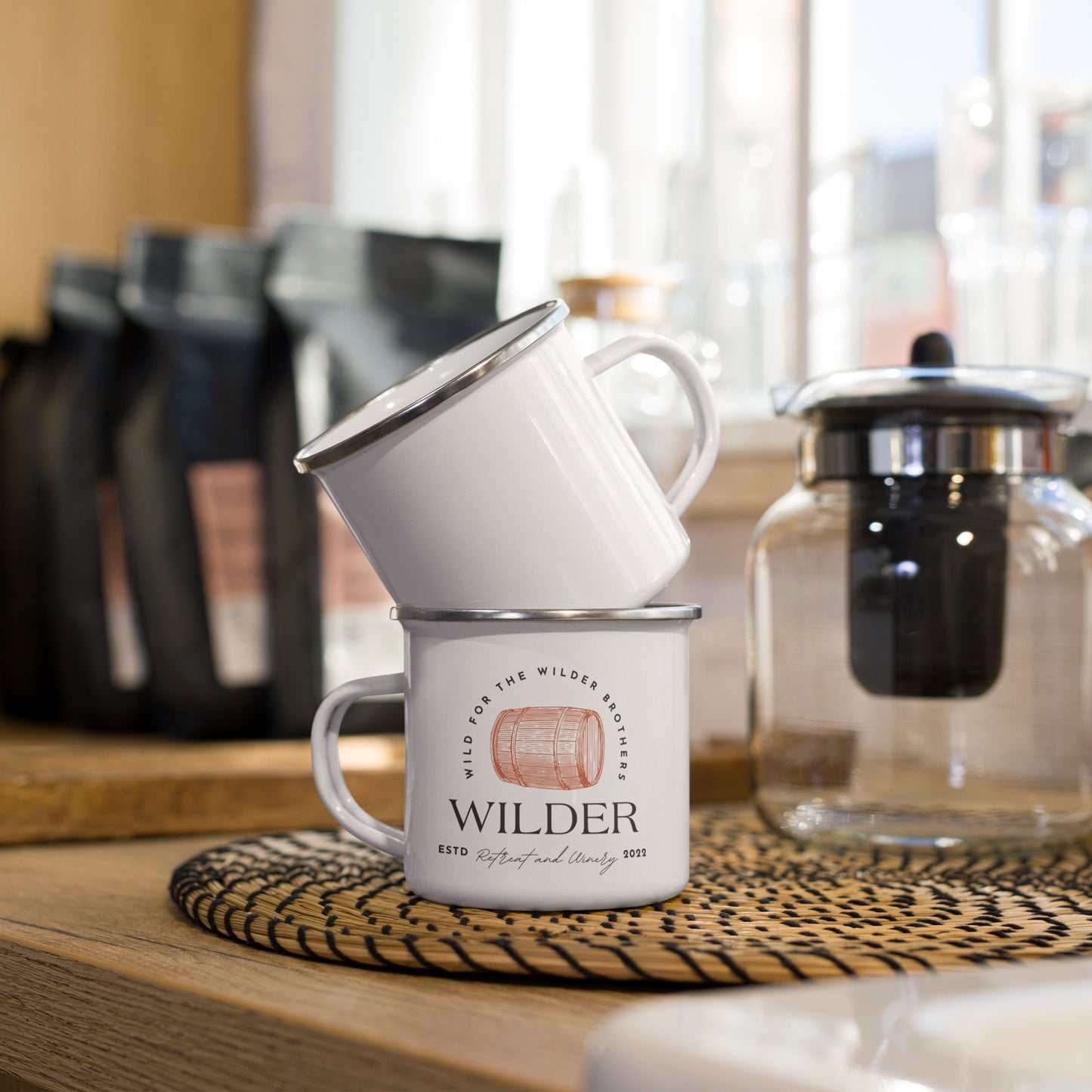 Wilder Brothers Enamel Mug