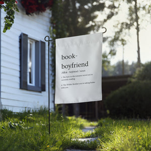 Book Boyfriend Garden flag