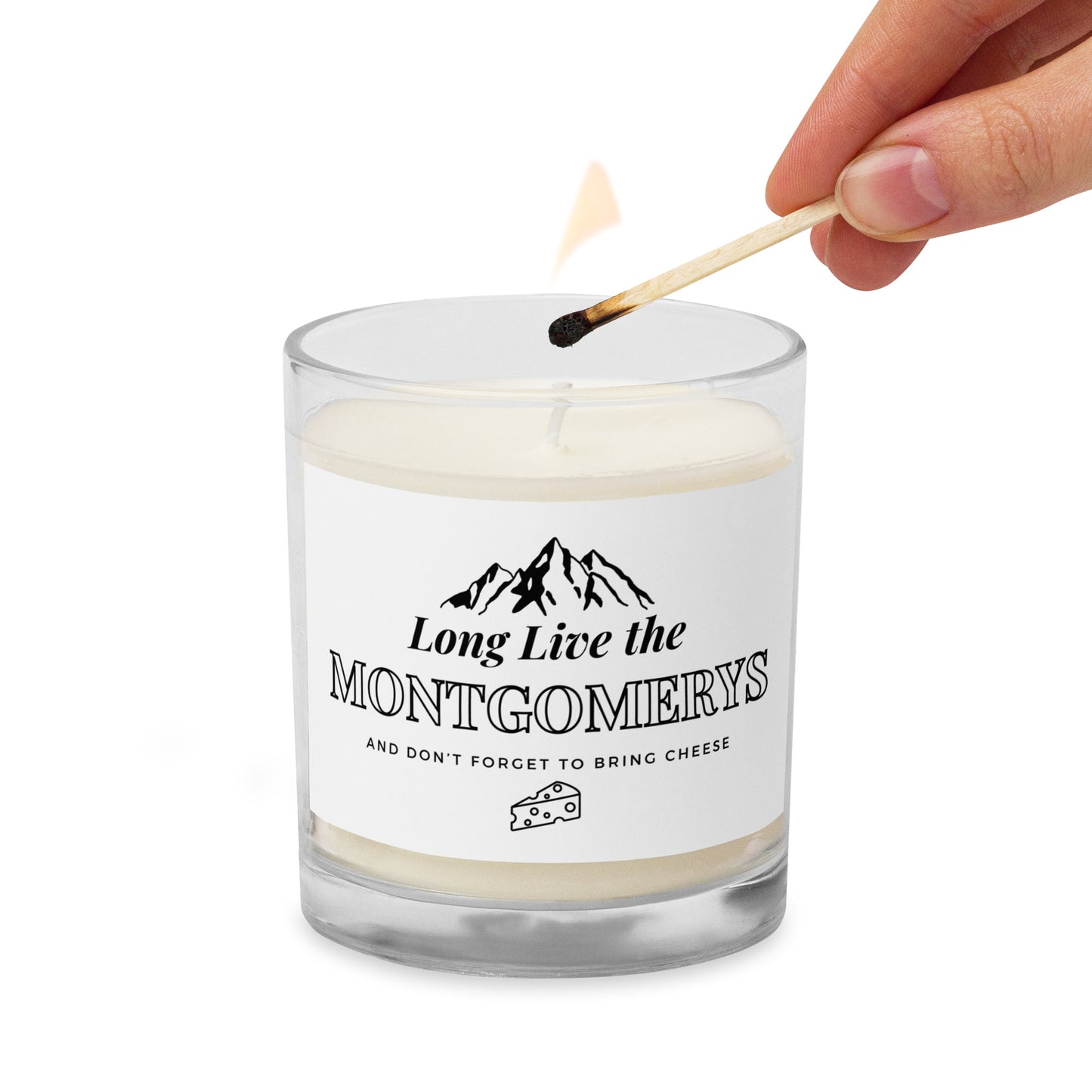 Montgomery Ink - Glass jar soy wax candle