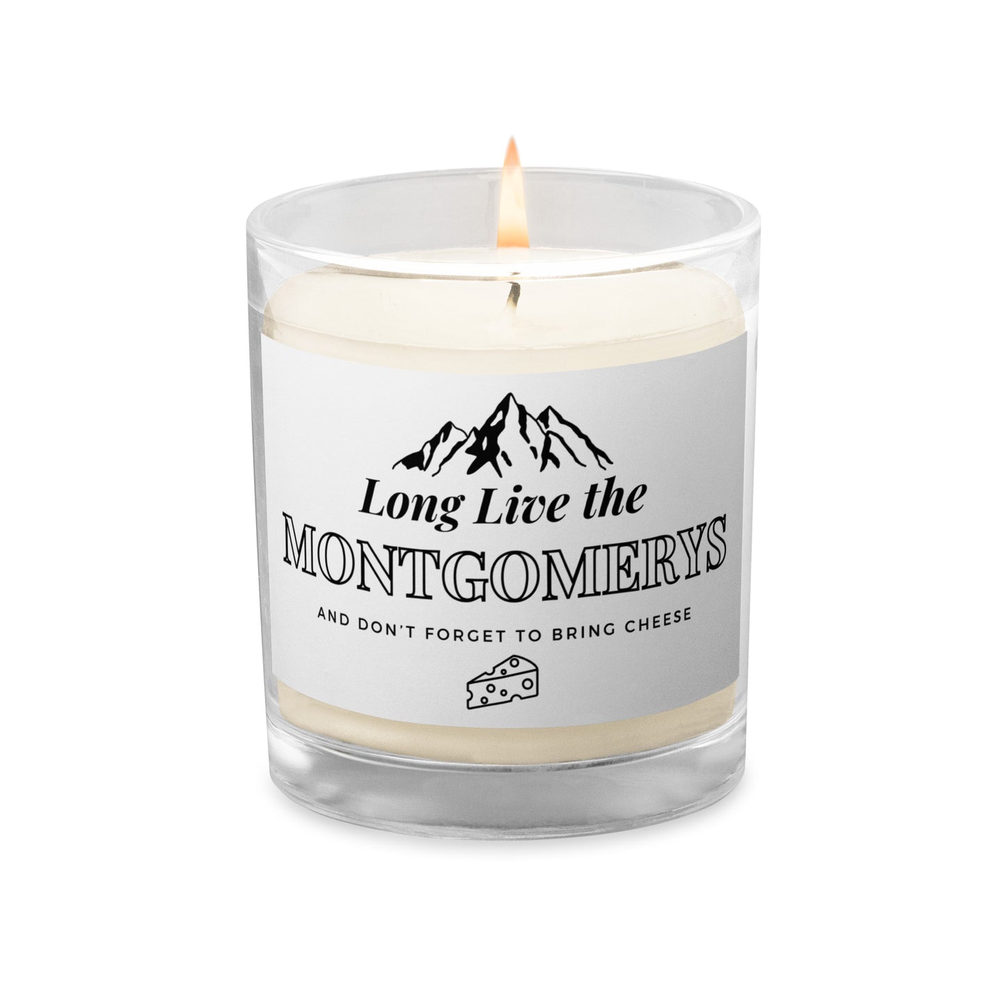 Montgomery Ink - Glass jar soy wax candle