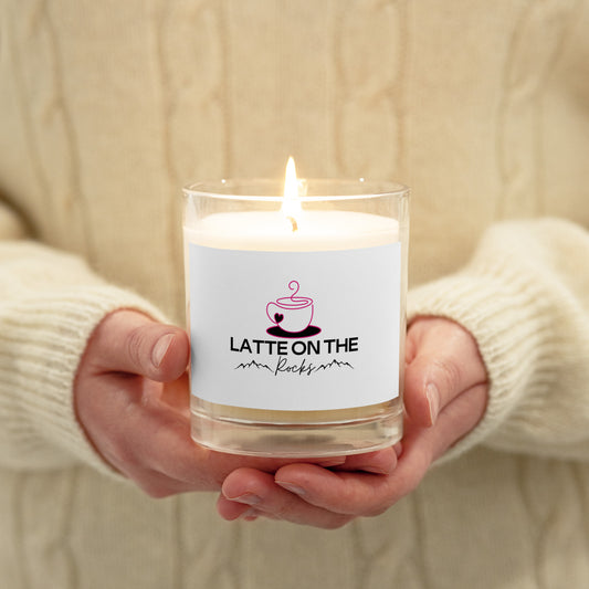 Latte on the Rocks (Montgomery Ink Legacy) Glass jar soy wax candle