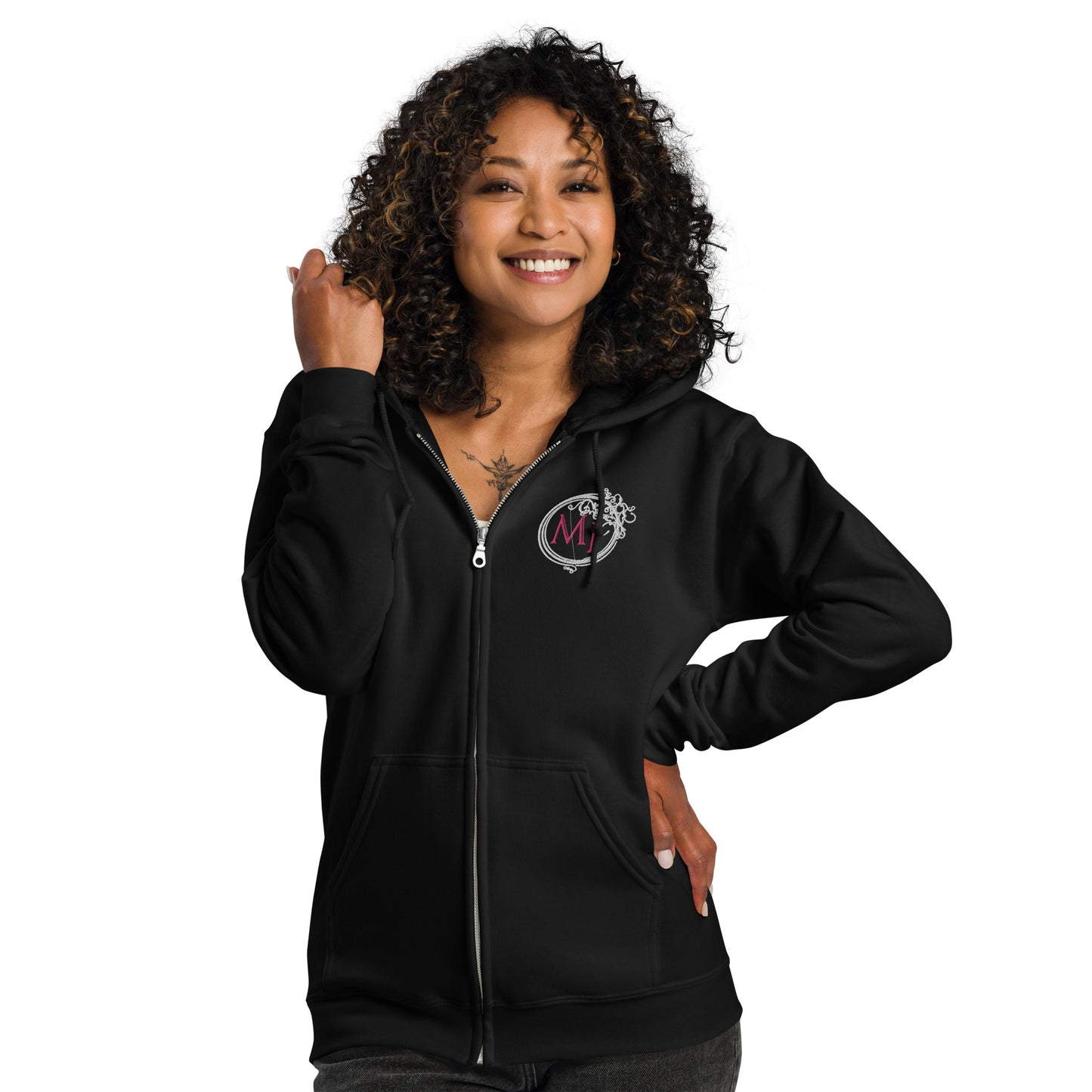 Montgomery Ink - Two Sided - Unisex heavy blend zip hoodie