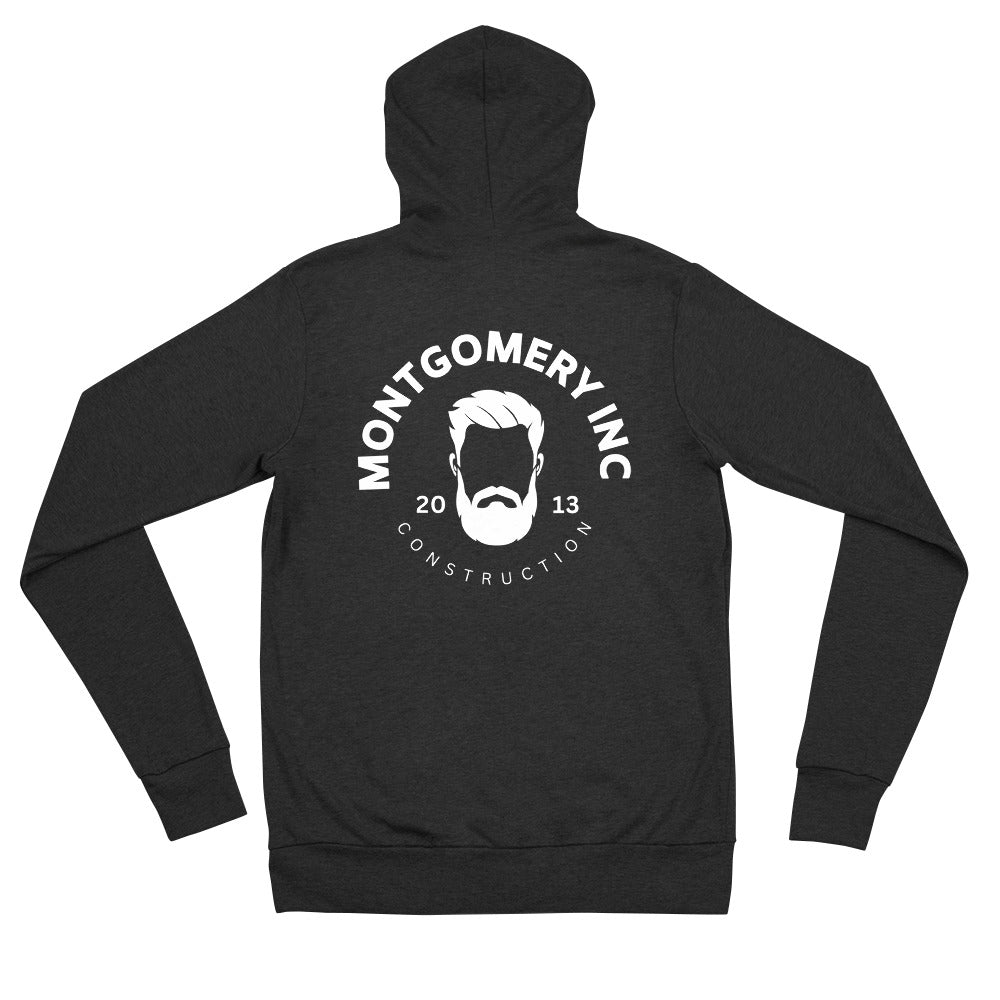 Montgomery Ink Legacy Construction Unisex zip hoodie