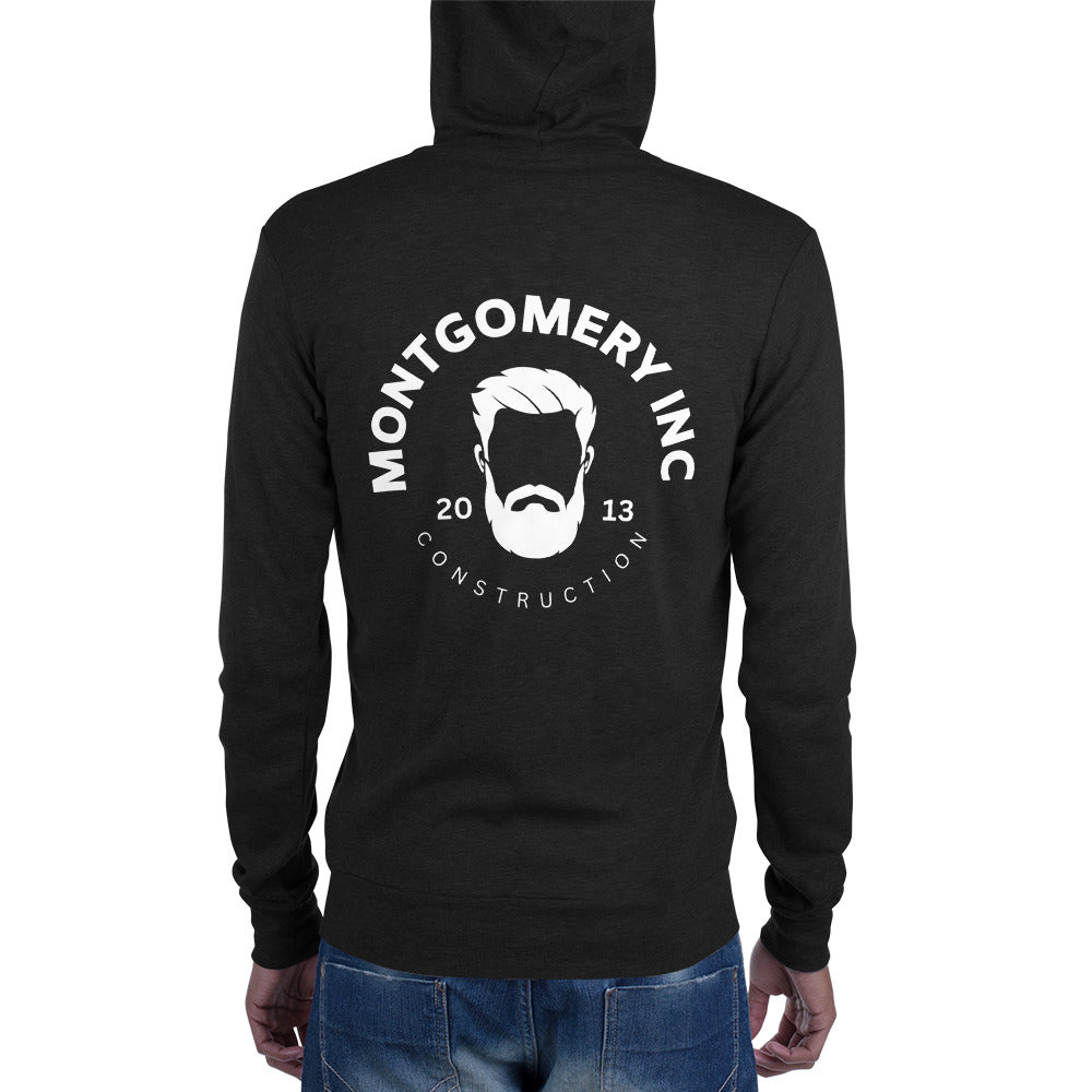 Montgomery Ink Legacy Construction Unisex zip hoodie