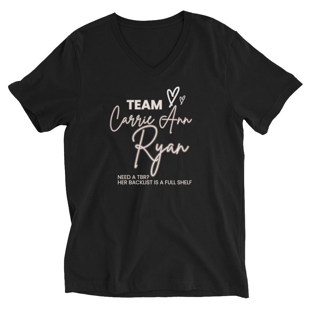 Team Carrie Ann Ryan - Unisex Short Sleeve V-Neck T-Shirt