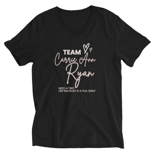 Team Carrie Ann Ryan - Unisex Short Sleeve V-Neck T-Shirt