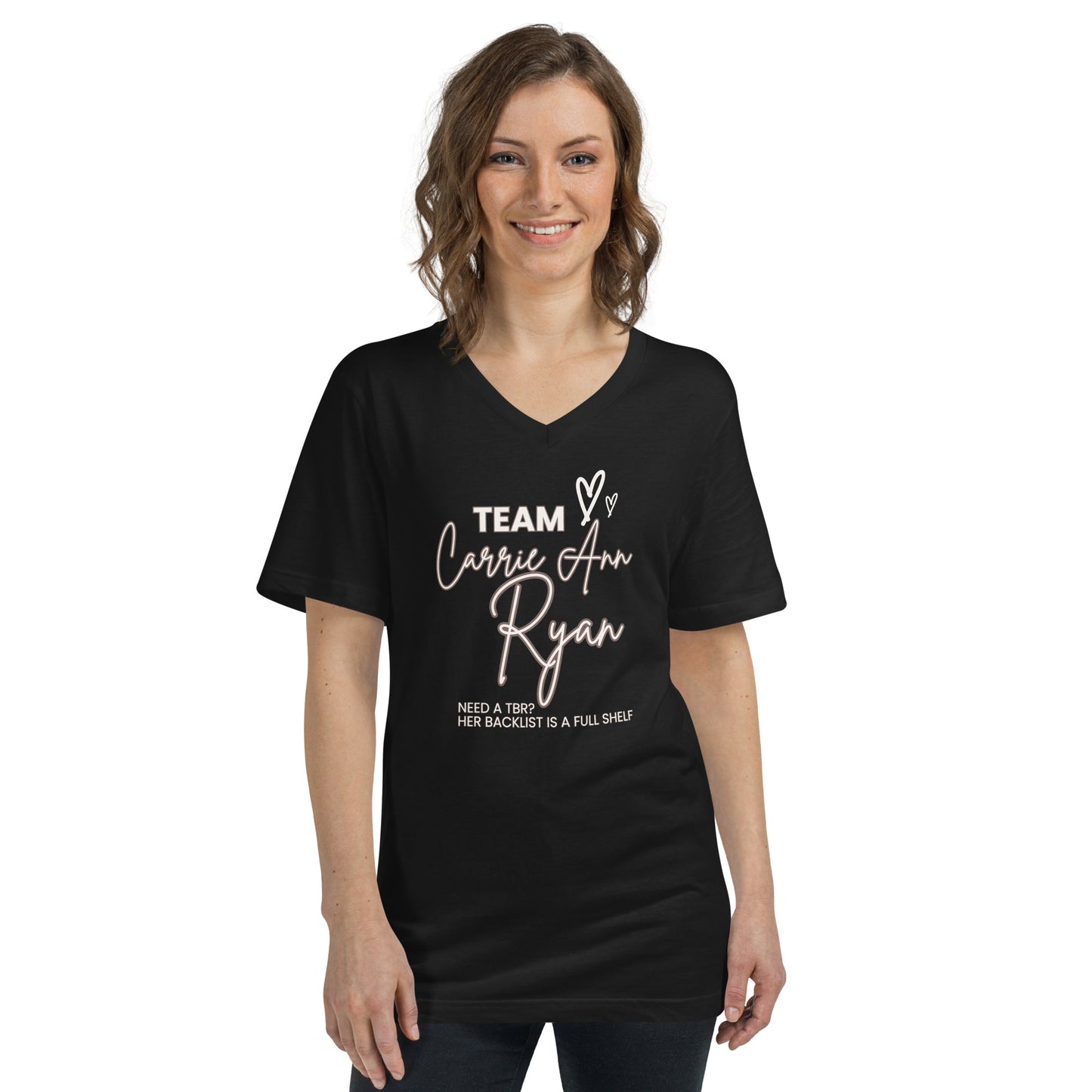 Team Carrie Ann Ryan - Unisex Short Sleeve V-Neck T-Shirt