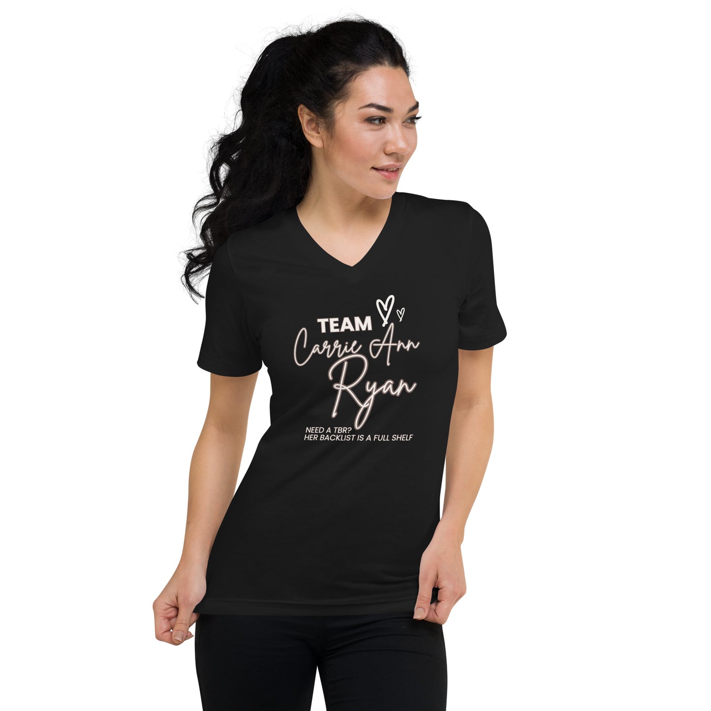 Team Carrie Ann Ryan - Unisex Short Sleeve V-Neck T-Shirt