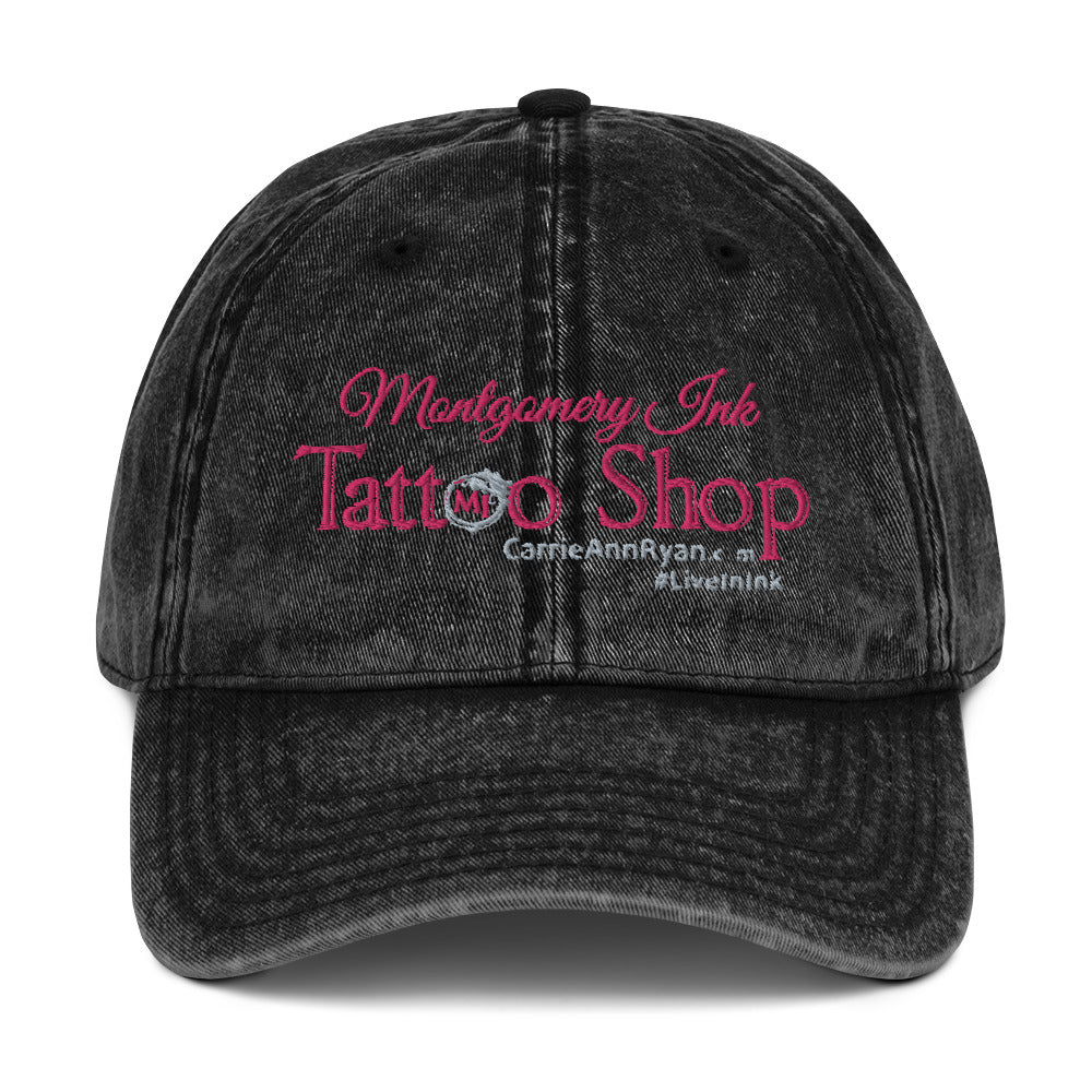 Montgomery Ink Shop Vintage Cotton Twill Cap