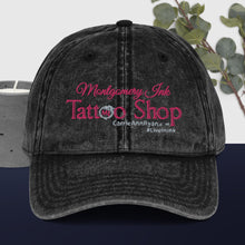 Load image into Gallery viewer, Montgomery Ink Shop Vintage Cotton Twill Cap

