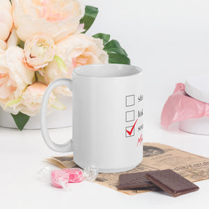 *Limited Edition* Check List with a Montgomery White glossy mug